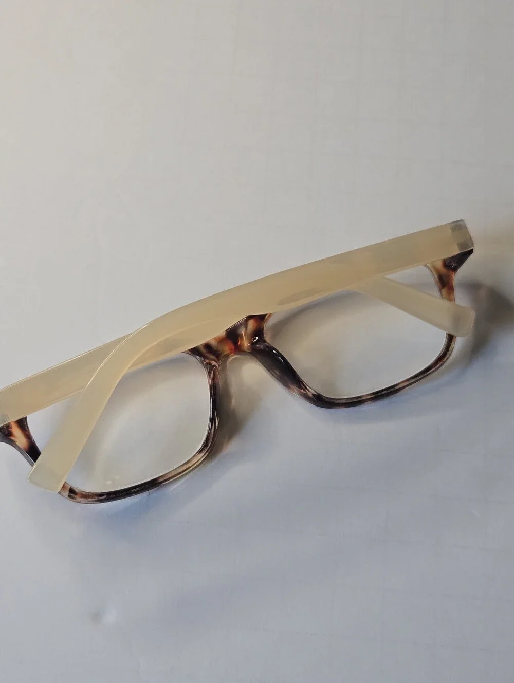 Jones New York Glasses Frames Two-tone Brown & Cream Tortoiseshell Pattern